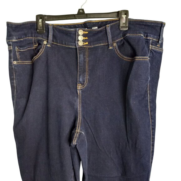 Torrid Size 24T Jegging Womens Super Soft Dark Wash Denim Blue Stretch - Picture 2 of 11